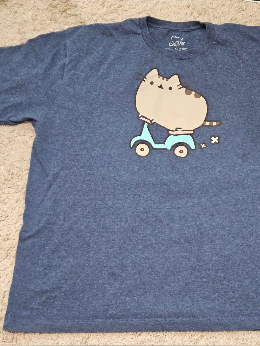 Pusheen Tee with Scooter Graphic